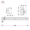Buy cheap L550mm Galvanized Steel Bathtub Anchors Rails Fix And Support Tub Rim from wholesalers