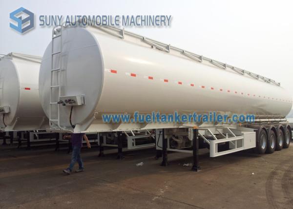 Buy cheap Transportation 60000L Fuel Tank Semi Trailer 4 Axle Trailer 14500*2500*3950mm from wholesalers
