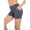 Buy cheap BSCI Womens 4 Inch Athletic Shorts 210g High Waist Workout Yoga Shorts from wholesalers