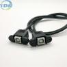 Buy cheap 1m 22AWG Panel Mount Cables , Twin Female Usb Panel Cable for Automobile from wholesalers