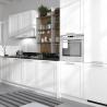 Buy cheap Island Kitchen Cabinets White Solid Wood Indoor Drawer Basket Equipped Cupboard from wholesalers