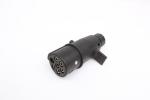 Buy cheap Black Automotive Trailer Connectors / 7 Way Trailer Plug Connector ISO1185 from wholesalers