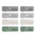 Silicone Faucet Handle Tray Mat Kitchen Utensils Sink Dishwashing Soap Sponge