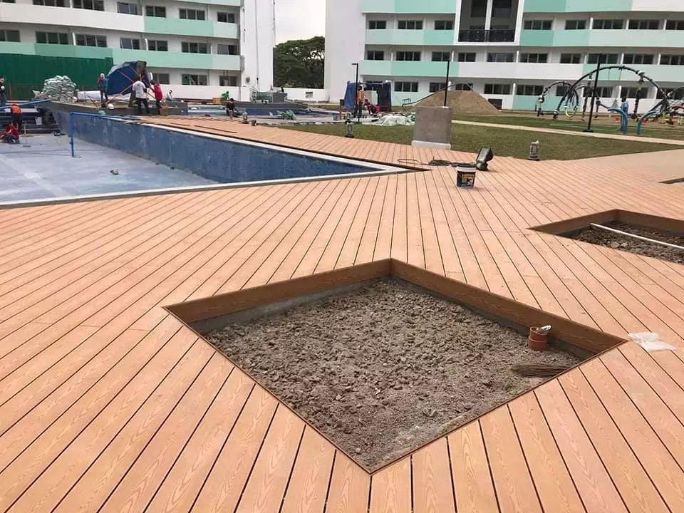 Wood Plastic Composite WPC Decking PE Co Extrusion Outdoor Wall Panel WPC Wall Cladding