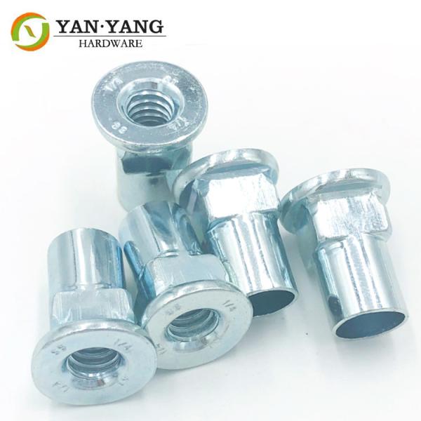 Buy cheap Furniture Hardware Casing Fasteners zinc iron Wooden Board Nuts from wholesalers