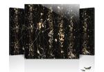 Interior Polished Floor Tiles Black African Dark Green For Living Room