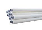 Glass Industry PU / PVA Sponge Roller Brush White Color For Water Absorbtion