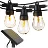 Buy cheap 27Ft 2700K Commercial Grade Solar Powered Outdoor String Lights from wholesalers