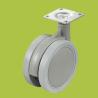 Buy cheap China supplier double wheel casters swivel plate caster from wholesalers