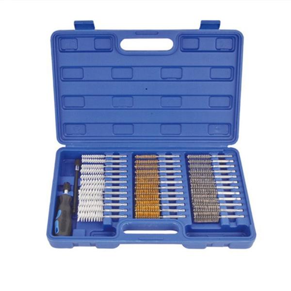 Buy cheap 38 Pcs Stainless Steel / Brass Wire Nylon Wire Brush Tube Bore Cleaning Brush kit from wholesalers