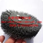 5" Wheel Brushes For Polished Tires, Crimped Carbon Steel Wire
