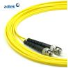Buy cheap SC - ST Duplex Fiber Patch Cord PVC Yellow 3M Fiber Cable OEM / ODM from wholesalers