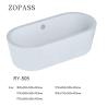 Buy cheap Round 1800*850*580*430mm Free Standing Bathtubs Indoor Soaking from wholesalers