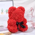 2020 Lovely Christmas Gift Rose Bears New Size 30cm Foam Roses Teddy Bear