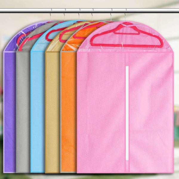 Quality 60*90cm Hanging Dress Storage Bags Breathable Non Woven For Suit for sale