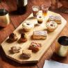 Buy cheap Water Resistant Bamboo Cutting Board With Feet , Bamboo Cheese Serving Tray from wholesalers