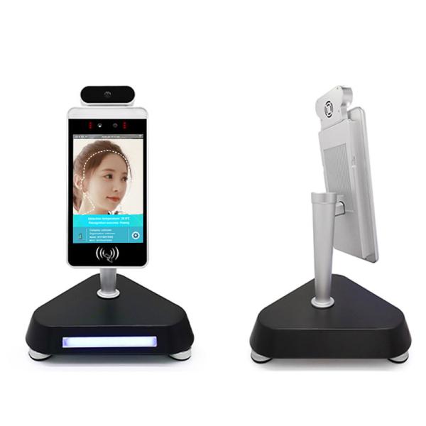 Buy cheap Android OS Face Recognition Temperature Kiosk Facial Temperature Scanner Kiosk from wholesalers