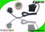 Long Lighting Time Hard Hat LED Mining Light 6.6Ah Li - Ion Battery ABS Material
