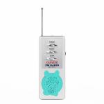 Frequency 88-108 MHz Auto Scan FM Radio Built-In Speaker With Stereo Earphone