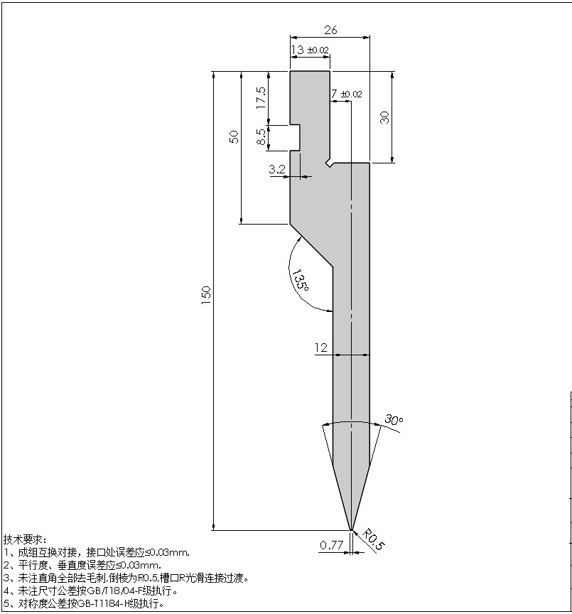 press brake mould and tooling