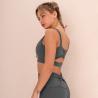 Buy cheap Europe and the United States shoulder straps hollow back yoga bra nude grooming fast-dry running vest fitness clothes wo from wholesalers