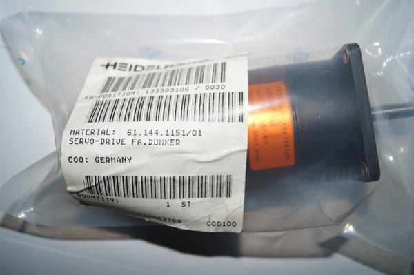Buy cheap Original Servo Drive Fa. Dunker Motor 61.144.1151 For Machine from wholesalers