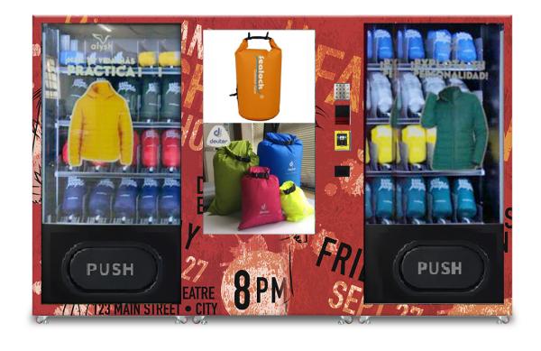 Buy cheap Clothes Vending Machine Thermal Underwear T-Shirt WithTouch Screen from wholesalers