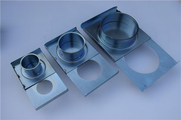 Buy cheap Metal Ductwork Blast Gate Zone Control Dampers Manual 140mm Diameter from wholesalers