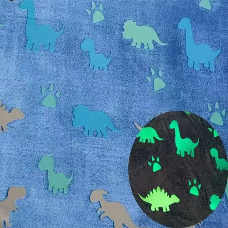 500g Festival Pattern Glow-in-the-Dark Blanket Cover for Office Nap Air Conditioning