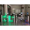 Buy cheap Smart Entrance RFID Card Flap Turnstile Gate Fully Automatic Pedestrian Access Control from wholesalers