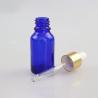 Buy cheap Matt Blue Essential Oil Empty Glass Bottle Reusable And Recyclable from wholesalers