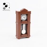 Buy cheap MOC bricks home decoration pendulum vintage clock accessories mini building product