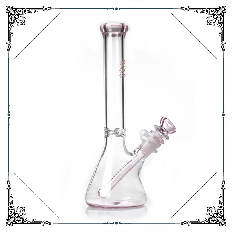 Pink Hello Kitty Hookahs Straight Tube Heady With Hand Blown Technology