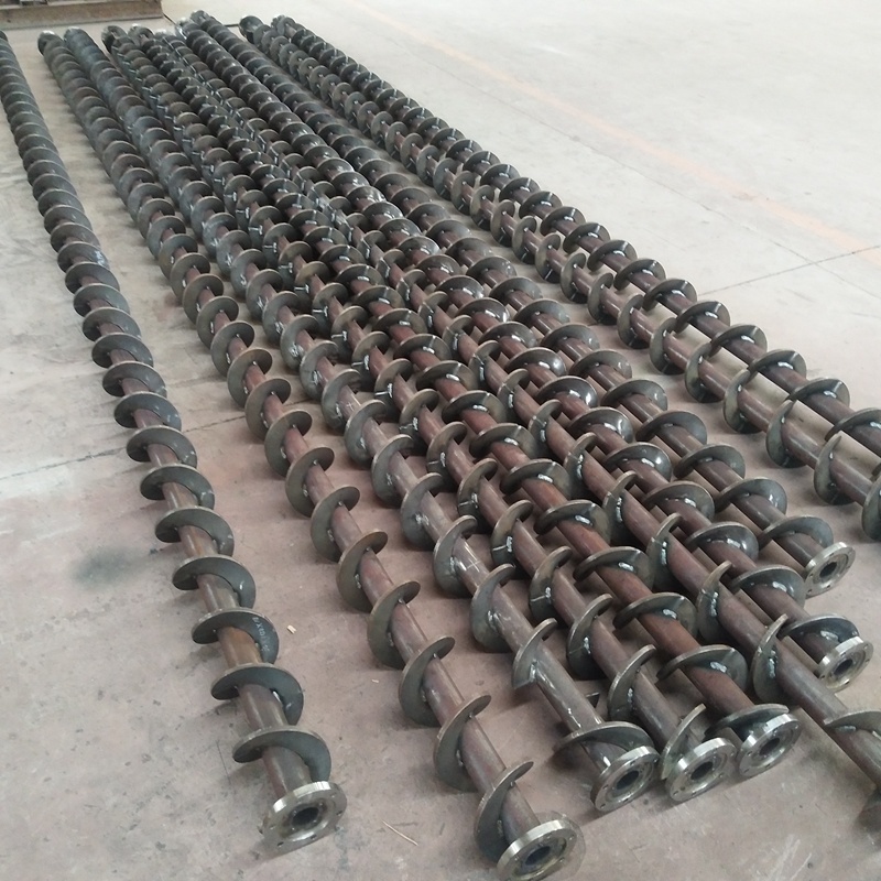 OEM Custom Stainless Steel Auger Spiral Machine Slurry Screw Conveyor Shaft Assembly