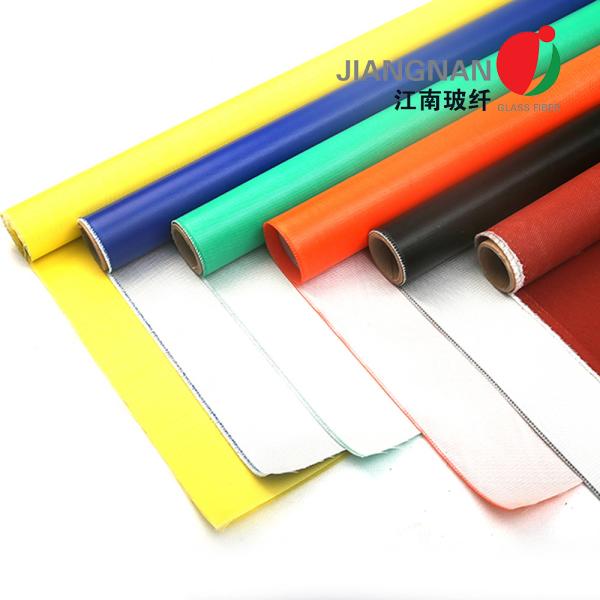 Buy cheap 2m Width 0.45mm Satin Weave Silicone Impregnated Fiberglass Cloth Silicone Coated Glass Fiber from wholesalers