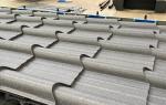 RAL7024 Textured Matt Color Coated Metal Tiles Trapezoidal SS80 Grade Valspar