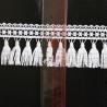 Buy cheap 20KJ89 Polyester White Flower 50mm Embroidery Lace Trim from wholesalers