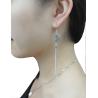 Buy cheap Fashion 925 Silver CZ Earrings For Casual Occasion DIY Jewelry from wholesalers