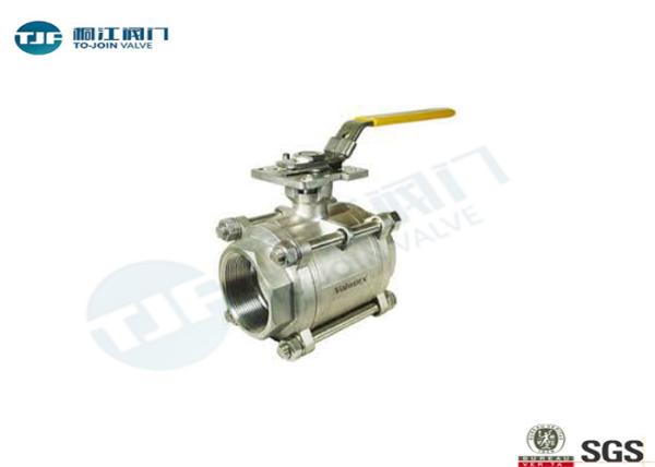 Buy cheap Full Port Industrial Ball Valve , Stainless 304 Direct Mount Threaded Ball Valve from wholesalers