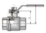 Metal Hydraulic Ball Valves G Thread With Actuator Bracket Medium Pressure