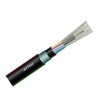 Buy cheap 6 Core Outdoor Fiber Optic Cable Single Mode For Direct Buried with PE outer product