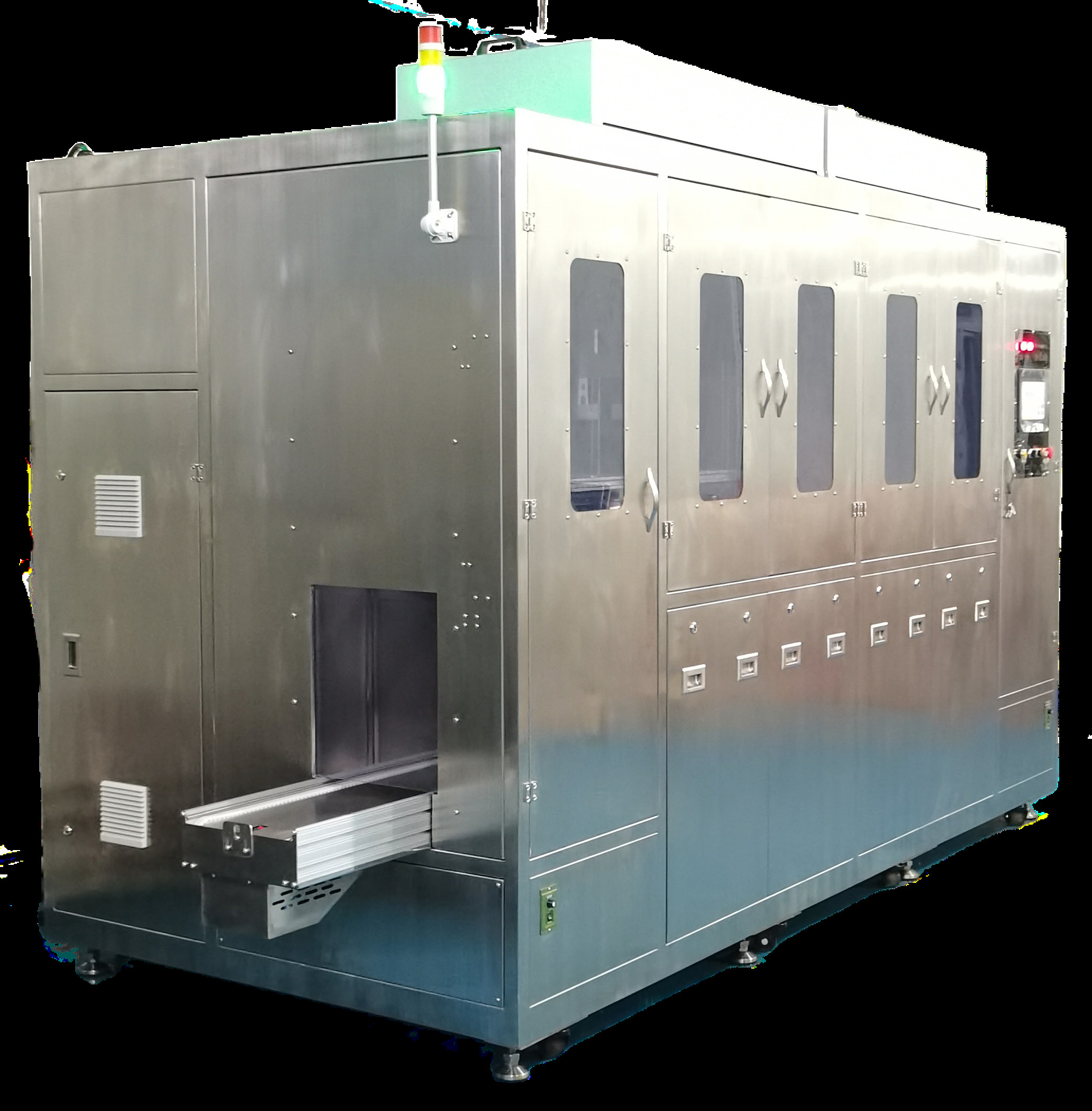 Stable 18KW Plastic Box Washing Machine Multi Function With Spray