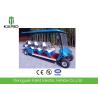 Buy cheap 48V/4KW DC Motor Electric 8 Seater Golf Buggy Battery Operated Blue Color from wholesalers