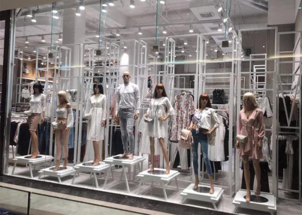 Buy cheap Whole Clothing Store Display Fixtures With Display Stands , Racks , Mannequins from wholesalers