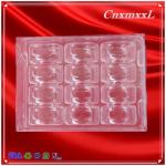 Square Folding Plastic Macaron Packaging 12 Pack Macaron Blister Tray