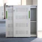 Home Furniture Design Book Cabinet Metal Sliding Door Wall Cabinet