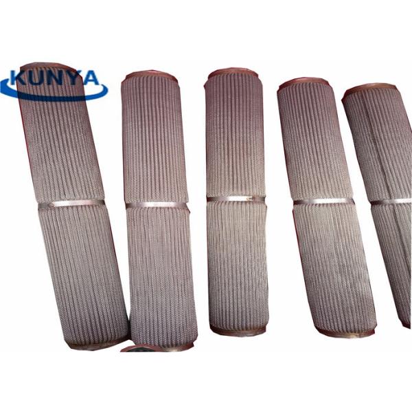 High Porosity Up To 90% And High Permeability sinter Metal Fiber Felt Filter Cartridge