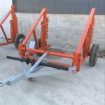 Power Construction Diesel Engine Cable Drum Trailer ISO9001 Certificated