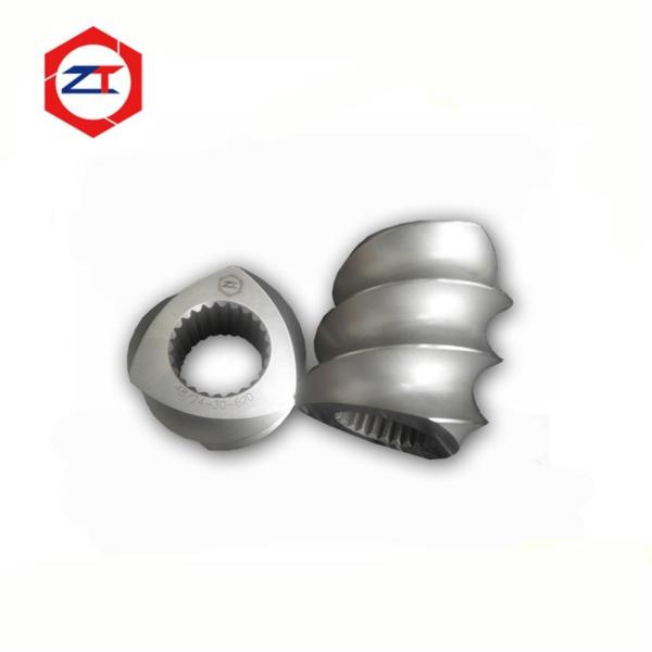 CTE Machine Double Screw Extruder Screws , Transition Screw Element 3 Head
