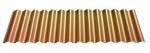 Buy cheap 99.99% Corrugated Copper Sheets Beautiful Appearance For Decoration from wholesalers